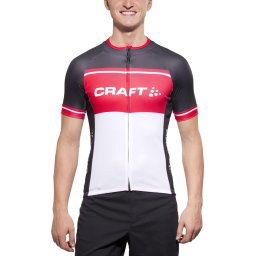 Craft Classic Logo Jersey korte mouwen Heren wit Maat L