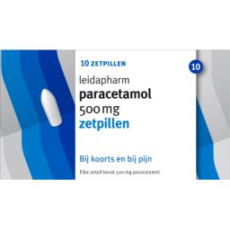 Leidapharm Paracetamol Zetpil 500mg