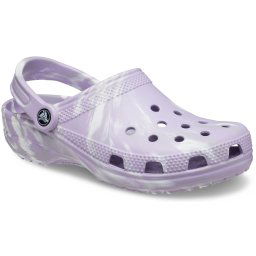 Crocs Clogs Classic Marbled Clog met batikmotief