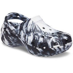 Crocs Clogs Classic Platform Marbled Clog W met plateauzool