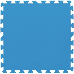 Bestway Zwembadbodembeschermers 8 st blauw 58220