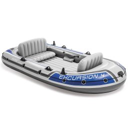 INTEX Excursion 4 Opblaasboot met roeispanen en pomp 68324NP