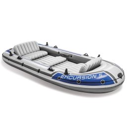 INTEX Excursion 5 Opblaasboot met roeispanen en pomp 68325NP