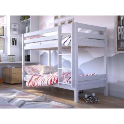 Stapelbed DALO 90x190 cm witte pijnboom