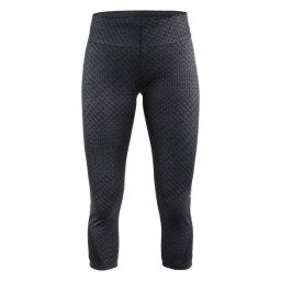 Craft - Maat M - Breakaway capri 3/4 hardloopbroek P-stir zwart dames