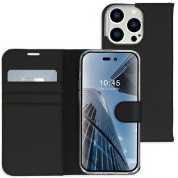 Accezz Wallet Case voor Apple iPhone 14 Pro Max Telefoonhoesje Zwart