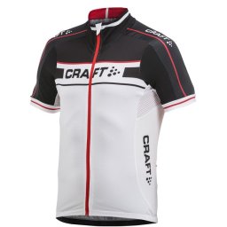 Craft Performance Grand Tour Jersey wit rood Maat S