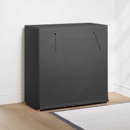 vidaXL Schoenenkast met hoes 79x40x80 cm stof grijs