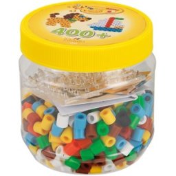 Hama - Maxi Strijkkralen Pot Geel (400 stuks)