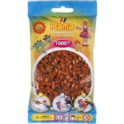 Hama - Strijkkralen Kastanje Bruin (1000 stuks)