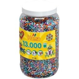Hama - Strijkkralen Pot Gestreept (13.000 stuks)