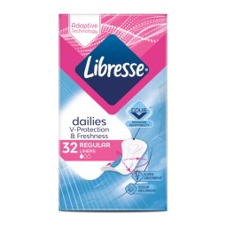 Libresse Dailies V-Protection Regular Inlegkruisjes