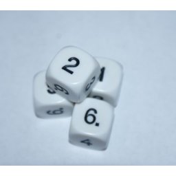 Reken Dobbelsteen 1-6 (10 stuks)