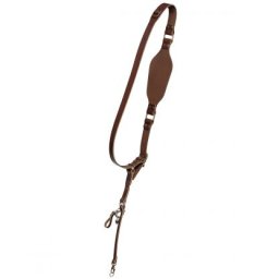 The Hantler Camera Shoulder strap Brandy / Brass large