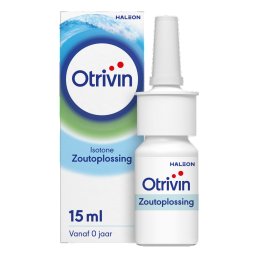 Otrivin Zoutoplossing Neusspray bij een verstopte neus