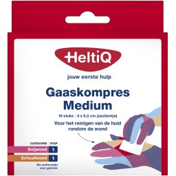 HeltiQ Gaaskompres Medium