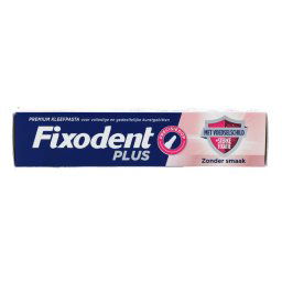 Fixodent Plus Kleefpasta Met Voedselschild Zonder Smaak
