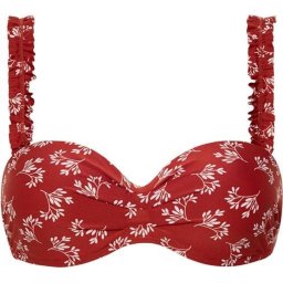 Beachlife - Maat 42E - Little Leaves Bikinitop met beugel Dames