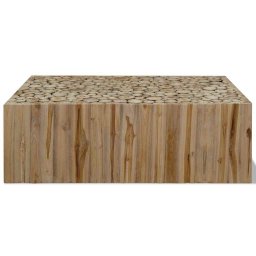 vidaXL Salontafel 90x50x30 cm echt teakhout
