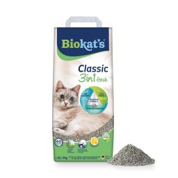 10L Classic Fresh 3in1 Biokat's Kattenbakvulling Klontvormend