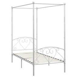 vidaXL Hemelbedframe metaal wit 100x200 cm