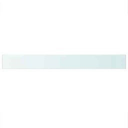 vidaXL Wandschap transparant 110x12 cm glas
