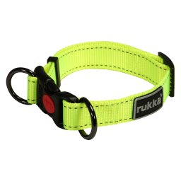 Rukka® Bliss Neon Halsband, geel L Hond
