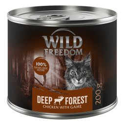 24x200g Adult Deep Forest Wild & Kip Wild Freedom Kattenvoer
