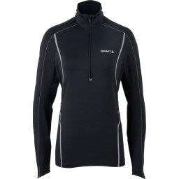 Craft Lightweight- Dames - M - Thermoshirt - Stretch Pullover - Zwart