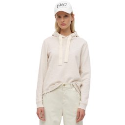 Marc O'Polo Hoodie met brede bindstrik met merk