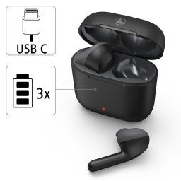 Hama Bluetooth-hoofdtelefoon Bluetooth®-hoofdtelefoon "Freedom light", in-ear, Earbuds spraakbesturing