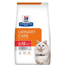 8kg C/D Urinary Stress met Kip Hill's Prescription Diet Kattenvoer
