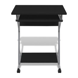 vidaXL Studenten computerbureau 60 x 40 x 74 cm (zwart)