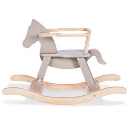 Pinolino® Hobbelpaard Pinolino, grijs/naturel van hout, made in europe