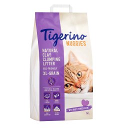 2x14l Babypoedergeur Grofkorrelig Tigerino Nuggies Kattenbakvulling