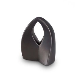 Kleine Keramische Design Urn Antraciet (2.1 liter)