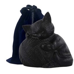 Precious Kitty Cat Urn Black or White (0.8 liter)