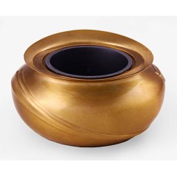Verzonken Bronzen Kamelia Design Grafvaas