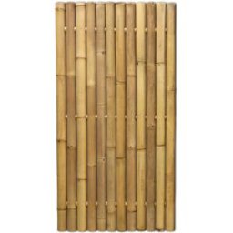Bamboe schutting naturel 90 x 180 cm x 60-80 mm