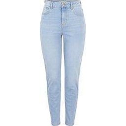 Pieces - Maat XS - PCLEAH MOM HW ANK LB160-BA/NOOS BC Dames Jeans