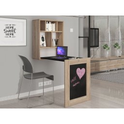 Converteerbare bureau TITOU sonoma eik