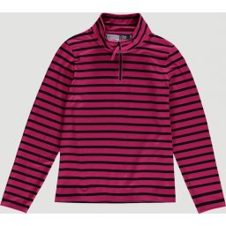 O'Neill - maat 164 - Fleece Vest Girls Stripe Half Zip Pink Aop W/ Black - Pink Aop W/ Black