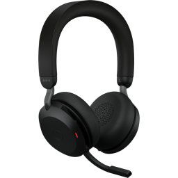 Jabra Evolve2 75 USB A Draadloze Office Headset Zwart