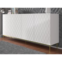 Dressoir DINA 4 deuren wit