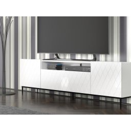 Tv-meubel DINA II 3 deuren 145 cm wit