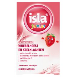 Isla Junior Keelpastilles - bij kriebelhoest en keelklachten