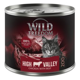 Wild Freedom Adult "High Valley" met rund - graanvrije receptuur - Bestel ook natvoer: 6 x 200 g High Valley - Rund & Kip