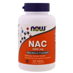 NAC 1000 mg (120 tablets) - Now Foods