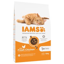 2x10kg Iams Cat Adult Rijk aan Kip Kattenvoer