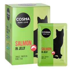 6x100g Original Vershoudzakjes Zalm Cosma Kattenvoer